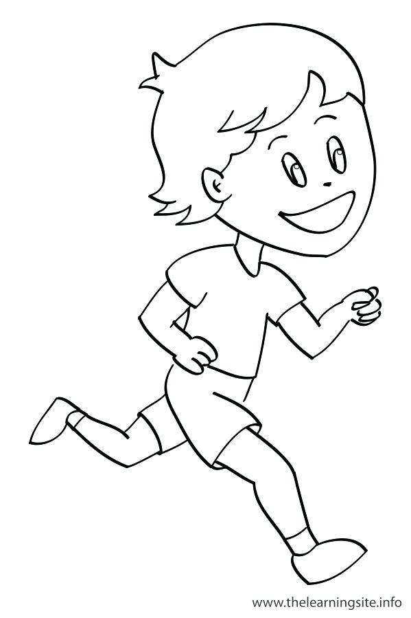 599x899 Running Coloring Pages Coloring Pages Of Running Kids Drawing