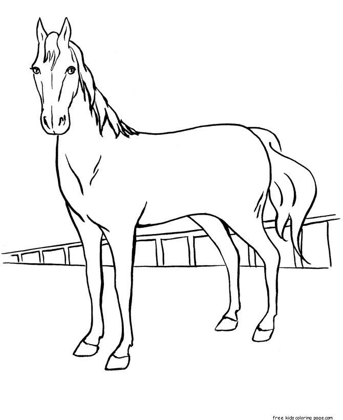 670x820 Running Horse Coloring Book Pictures