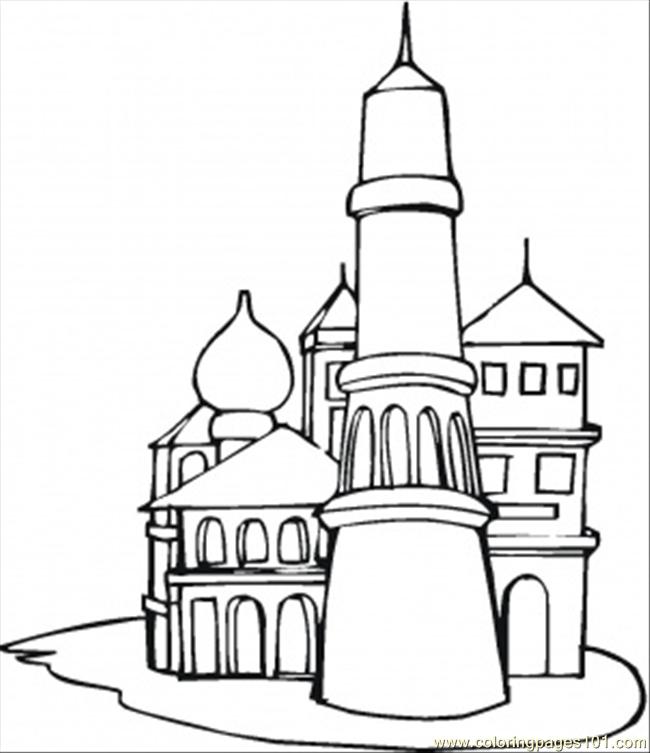 650x753 Coloring Pages The Kremlin