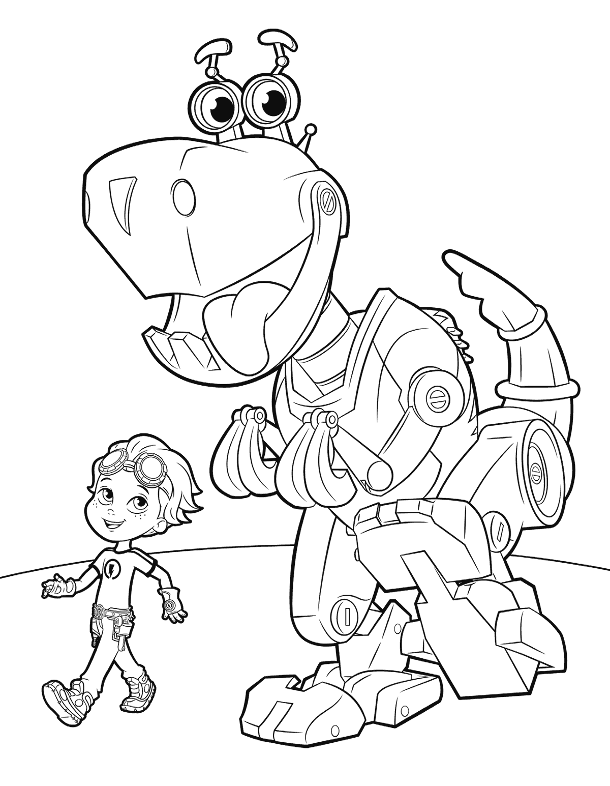 1200x1545 Rusty Rivets Coloring Page For Boys