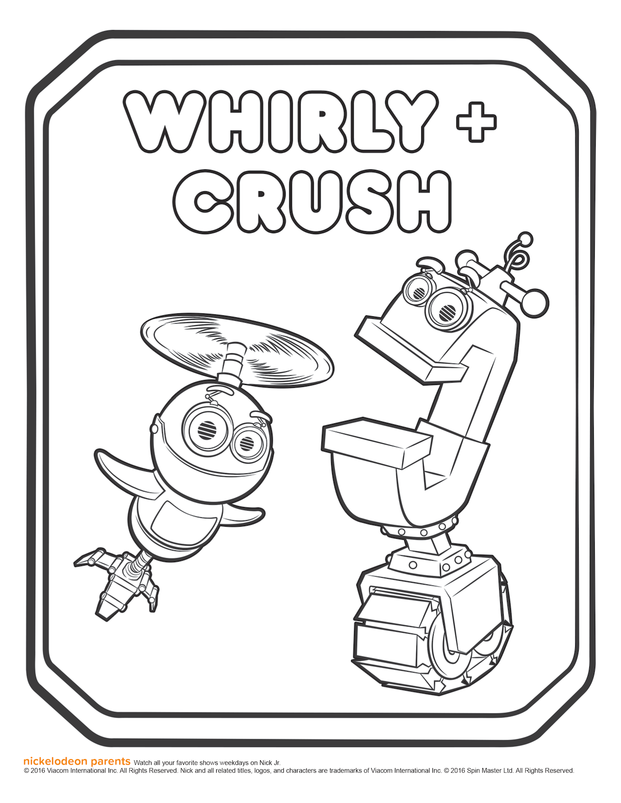 1275x1650 Rusty Rivets Whirly And Crush Coloring Page