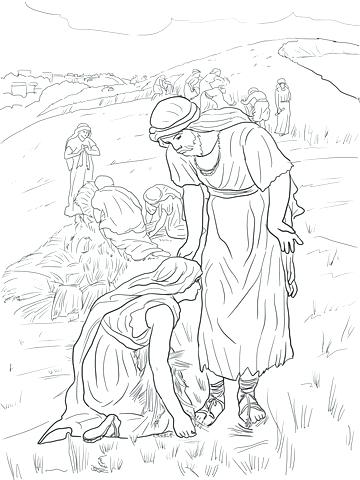 360x480 Ruth Naomi Coloring Page Click To See Printable Version
