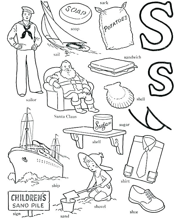 600x734 Coloring Pages With Letters