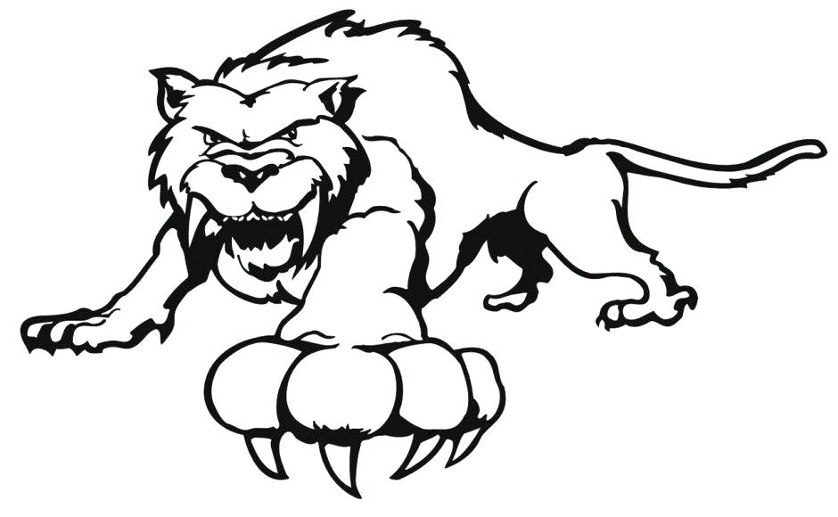 940x580 Tiger Coloring Pages