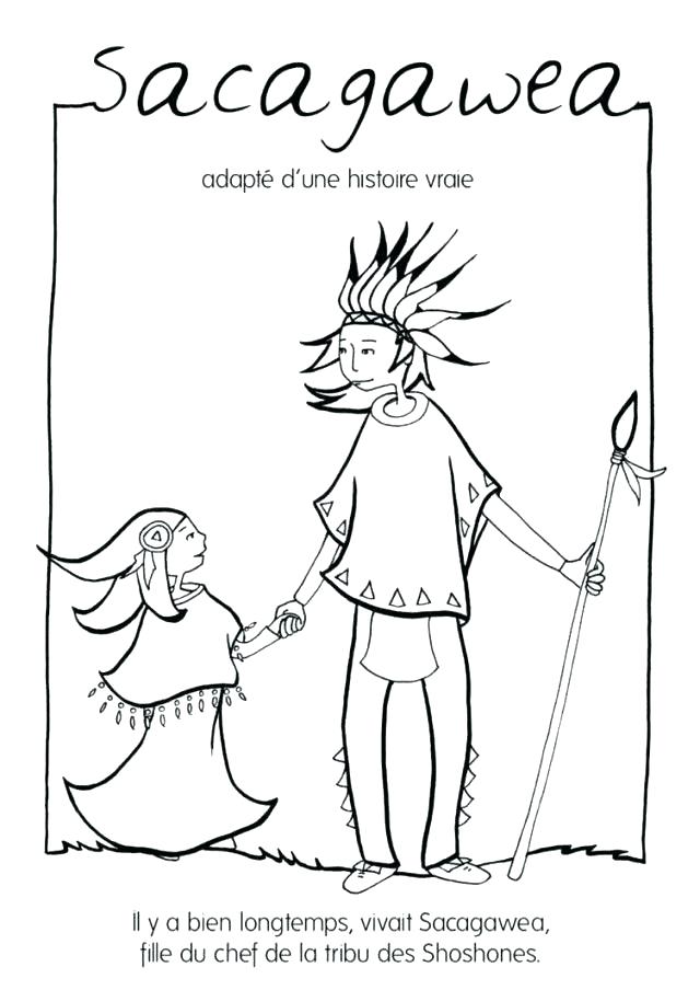 640x904 Sacagawea Coloring Pages Coloring Pages
