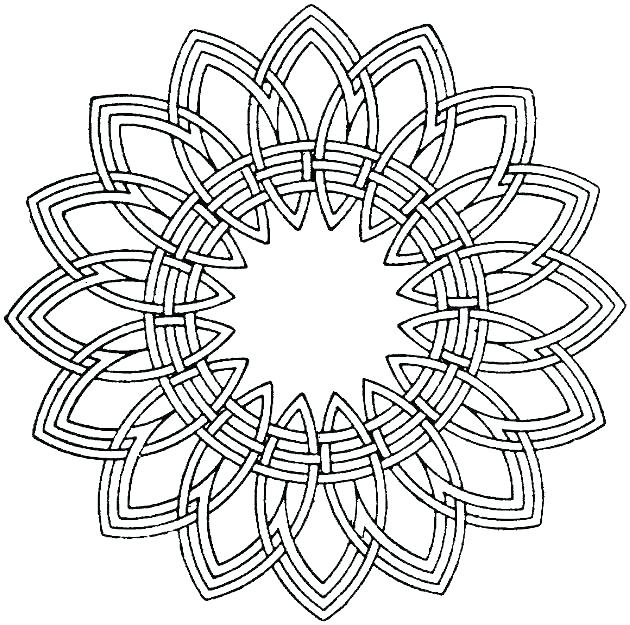 630x625 Printable Geometric Coloring Pages Free And Colouring Sacred