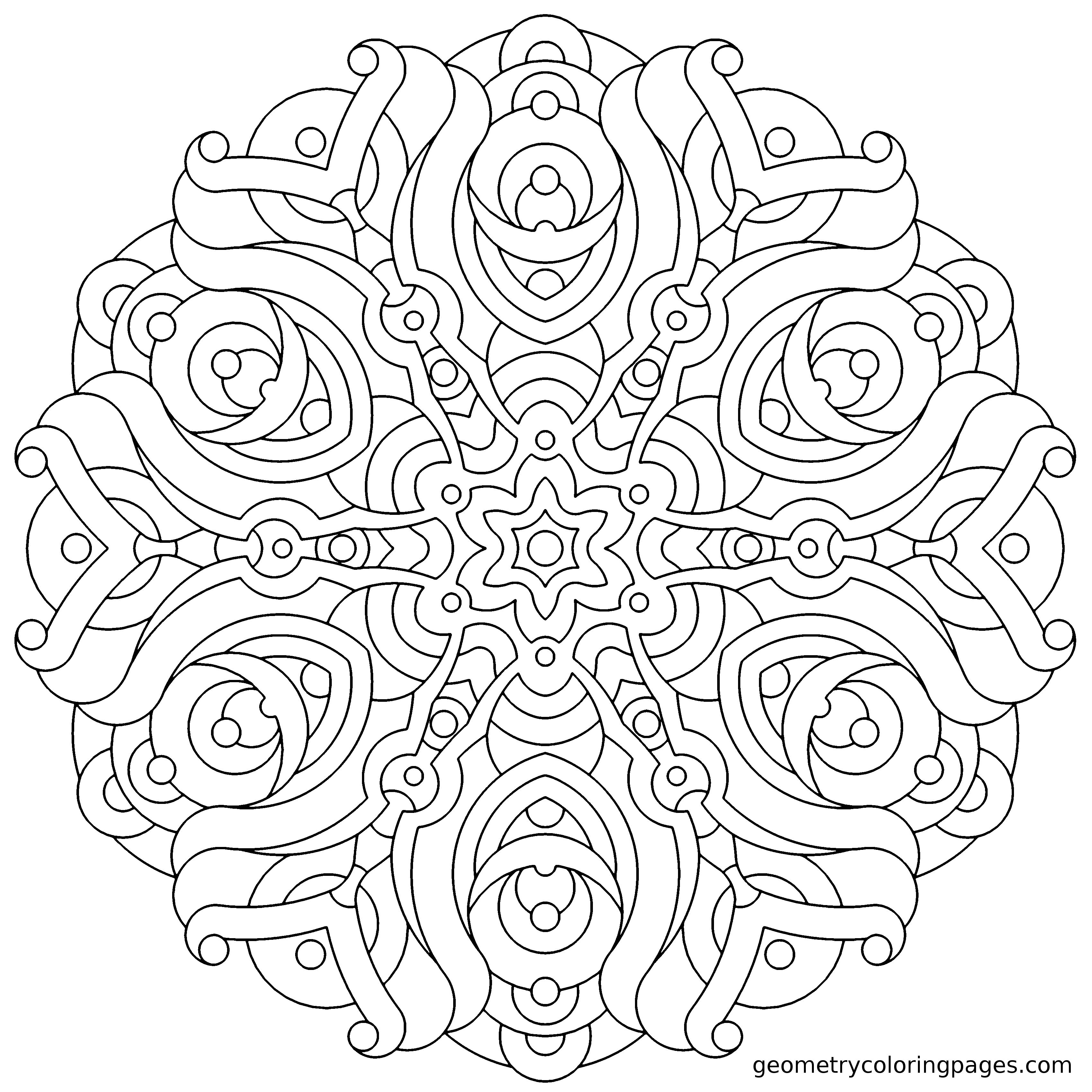 3400x3400 Creature Redux Adult Coloring Pages