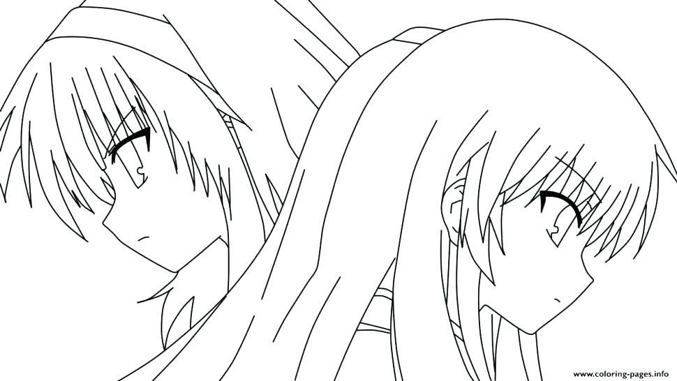 970x546 Anime Girl Coloring Pages Printable Cute For Girls Kids Cool