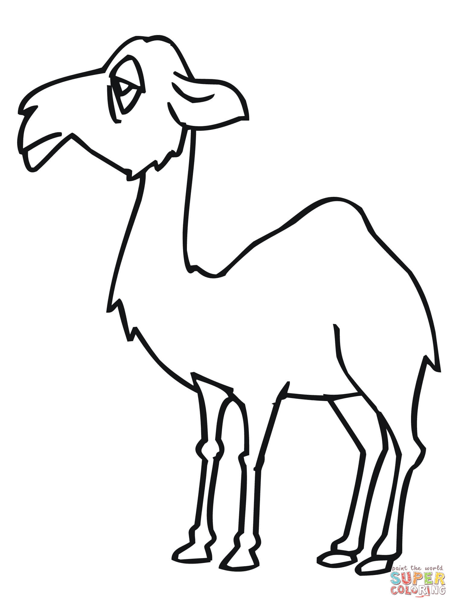 1500x2000 Mainstream Camel Pictures To Color Sad Coloring Page Free