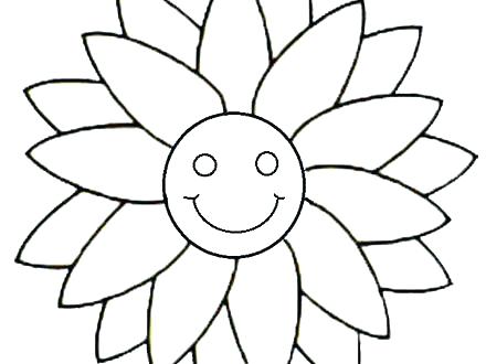440x330 Smiley Face Coloring Page Sad Face Coloring Page Happy Face