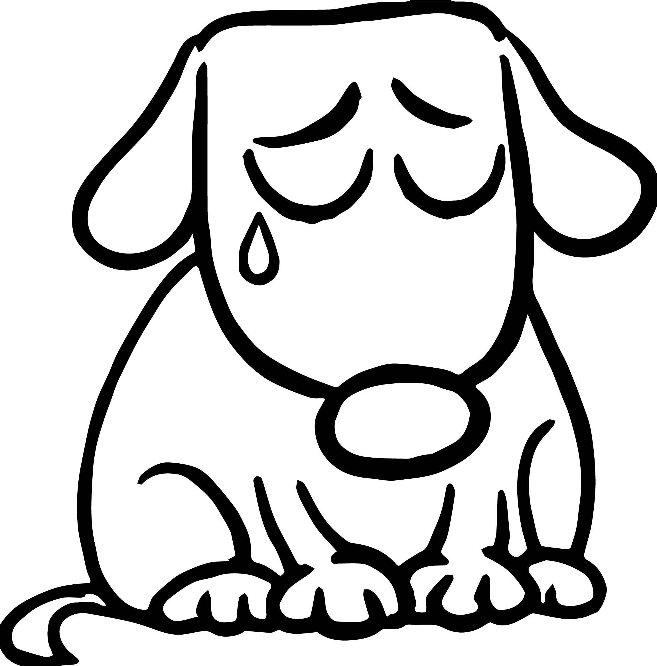 2304x2333 Cute Puppy Coloring Pages