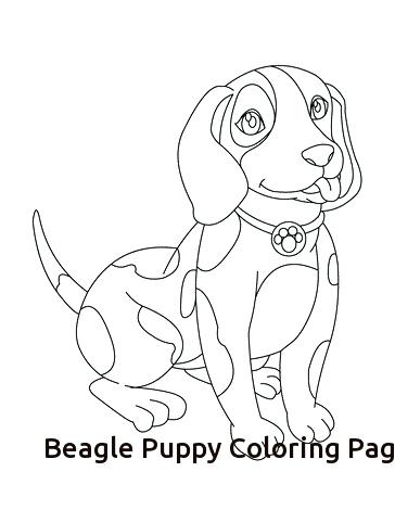 364x470 Coloring Pages Beagle Puppies