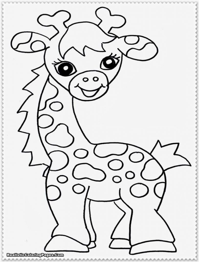 778x1024 Safari Animals Coloring Pages