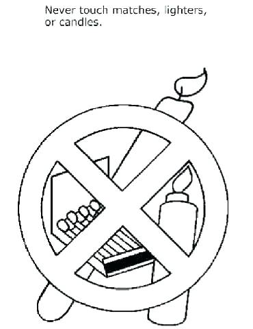 370x480 Fire Safety Coloring Sheet Fire Safety Coloring Pages