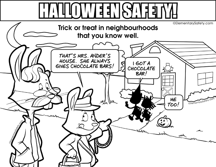 720x556 Halloween Safety Coloring Pages Coloring Halloween Safety Download