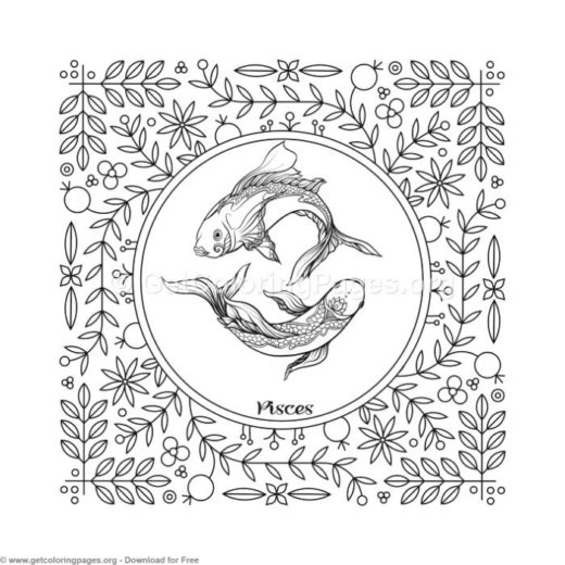 520x520 Sagittarius Coloring Pages
