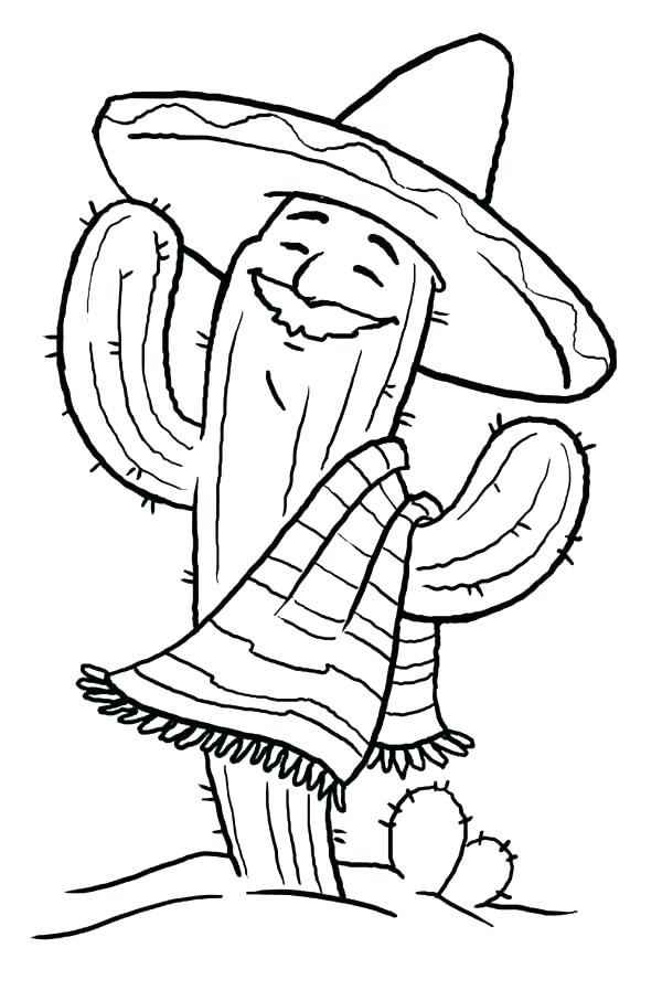 600x907 Cactus Coloring Sheet Cactus Coloring Page Cactus Coloring Pages