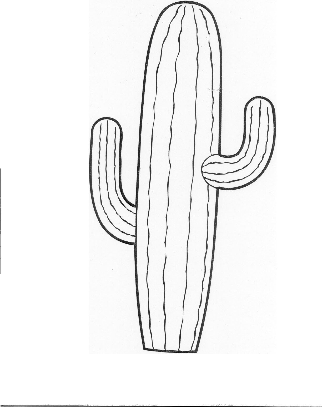 1224x1546 Cactus Printable Coloring Pages See More About Cactus