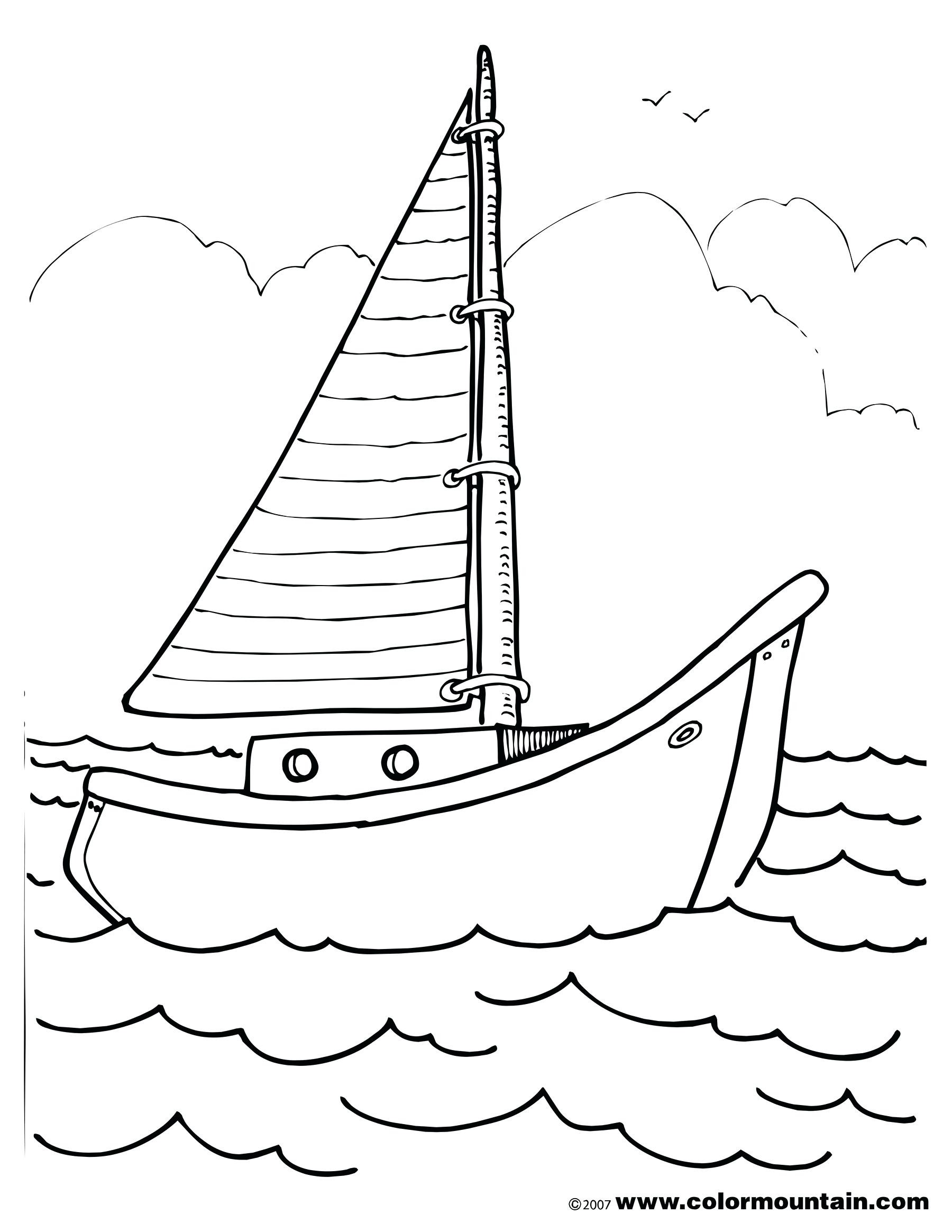 1800x2329 Coloring Pages Of Fishing Boats Resume