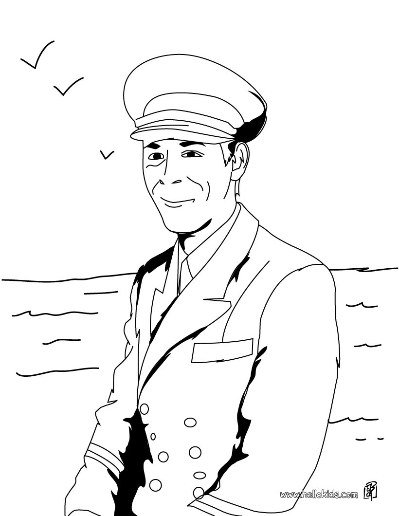 820x1060 Sailor Coloring Pages