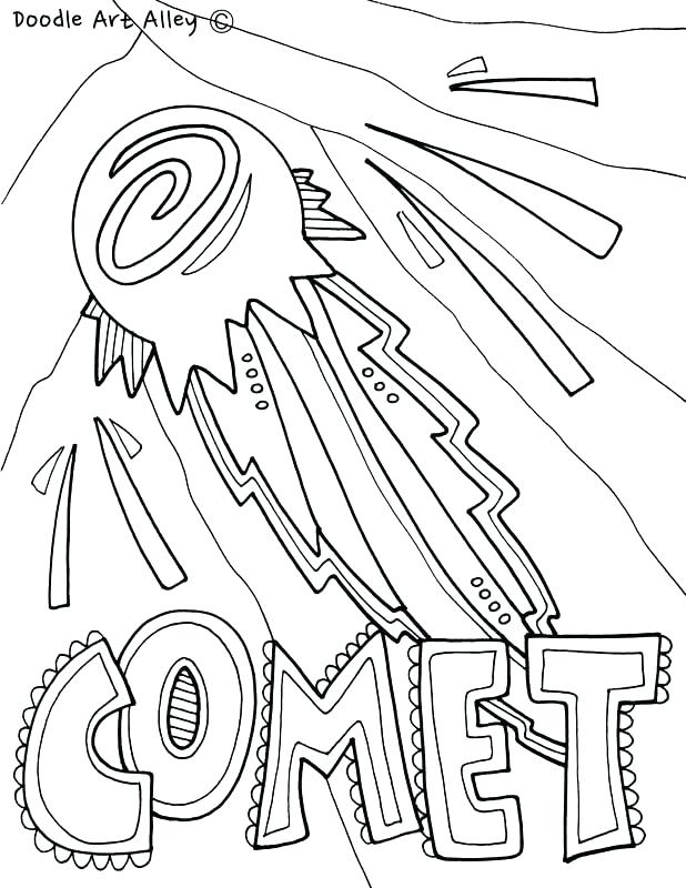 618x800 Mercury Coloring Pages Mercury Coloring Pages Comet Coloring Page