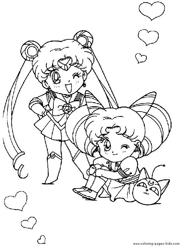 589x800 Best Sailor Moon Coloring Pages Images On Coloring