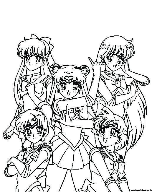516x650 Sailor Moon Coloring Pages Or Free Printable Sailor Moon Coloring