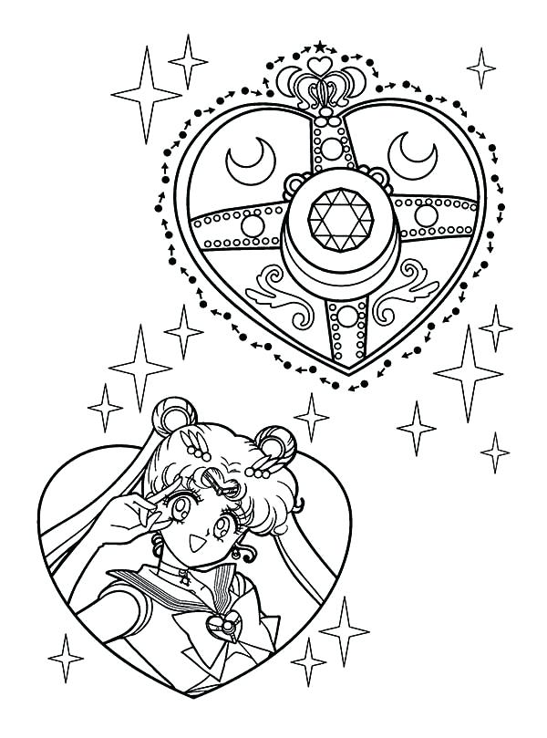 600x809 Sailor Moon Coloring Pages Sailor Moon Make Up Coloring Page