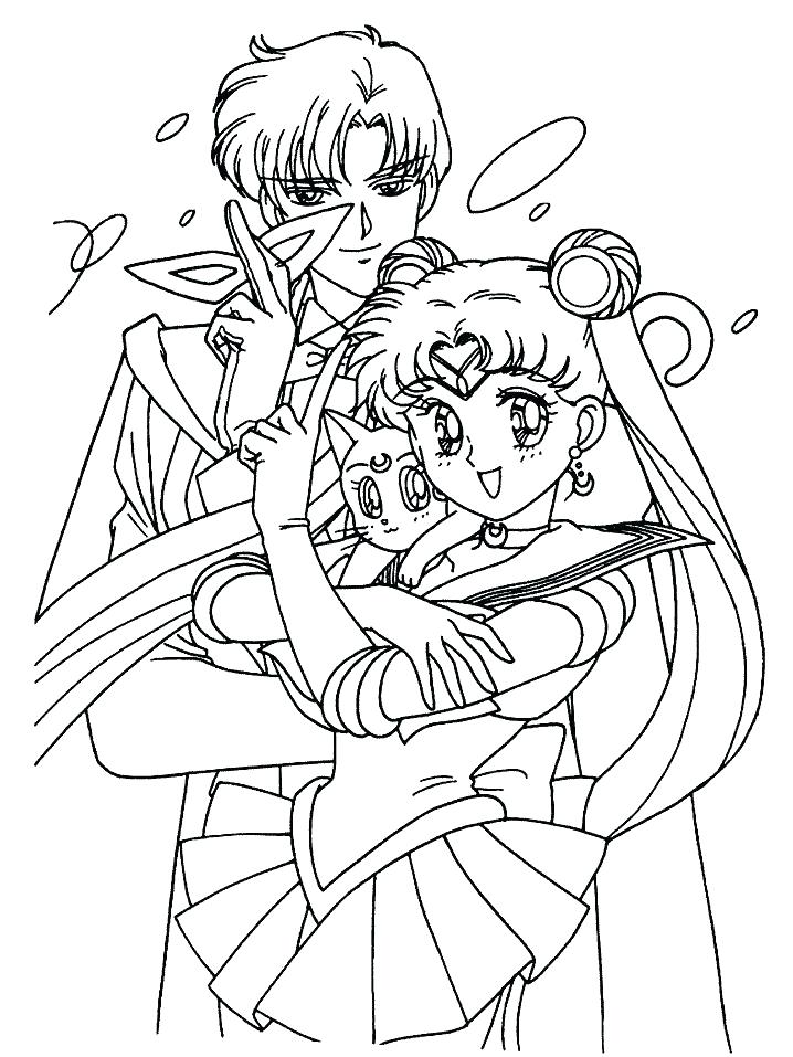 718x957 Sailor Moon Printable Coloring Pages