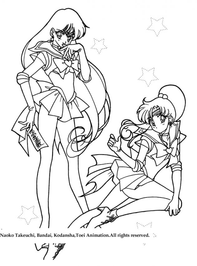 631x850 Sailor Moon Coloring Pages