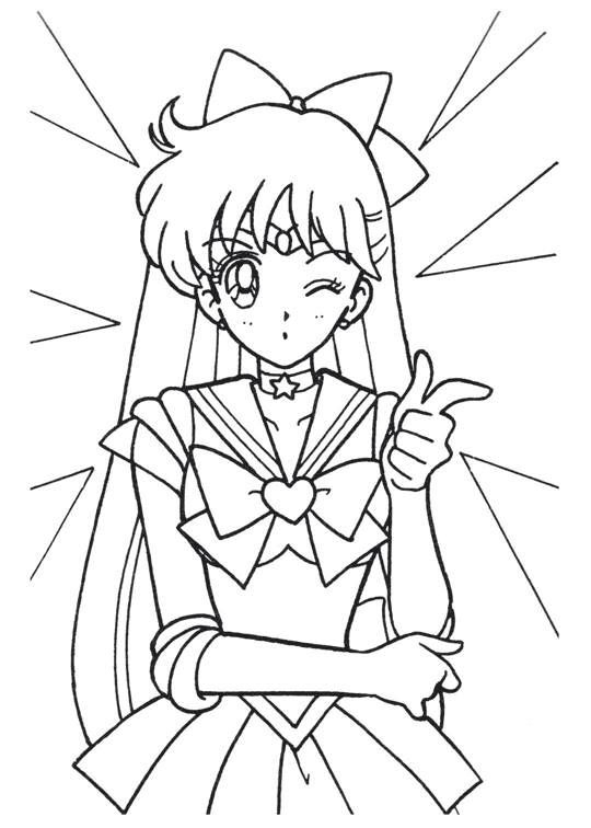 540x756 Best Sailor Moon Coloring Book Images On Coloring