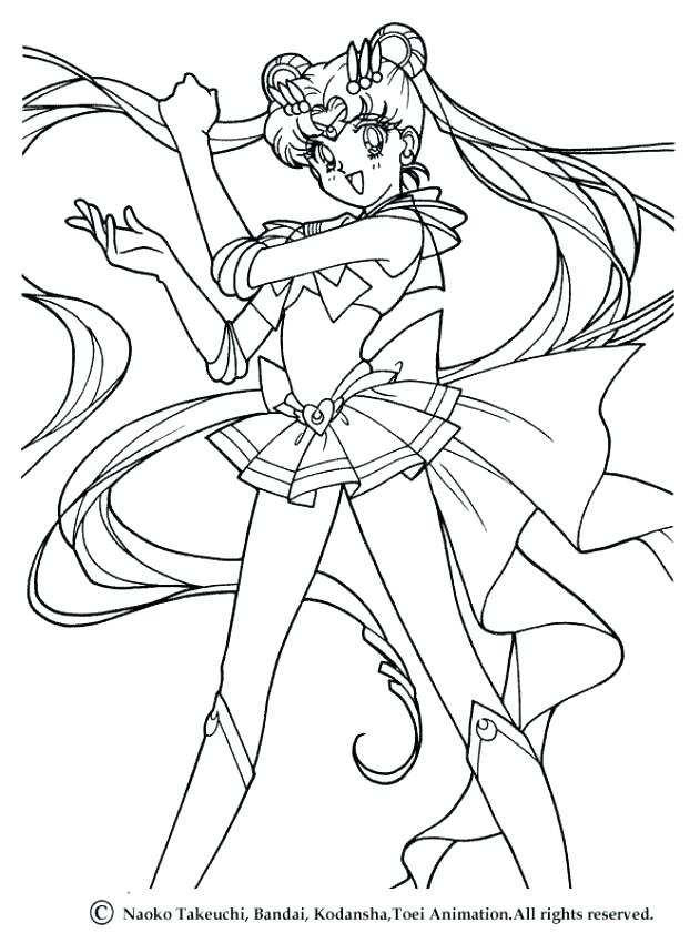 Sailor Moon Princess Coloring Pages at GetDrawings | Free download