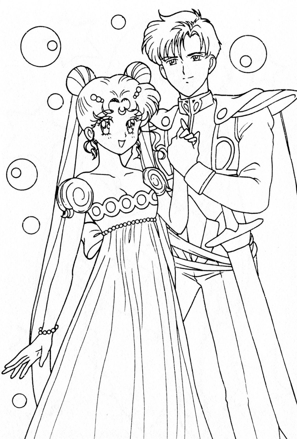 1200x1771 Sailor Moon Princess Coloring Pages