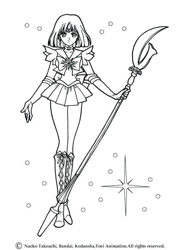 631x850 Sailor Moon Coloring Page For Kids Sailor Mars Sailor Moon