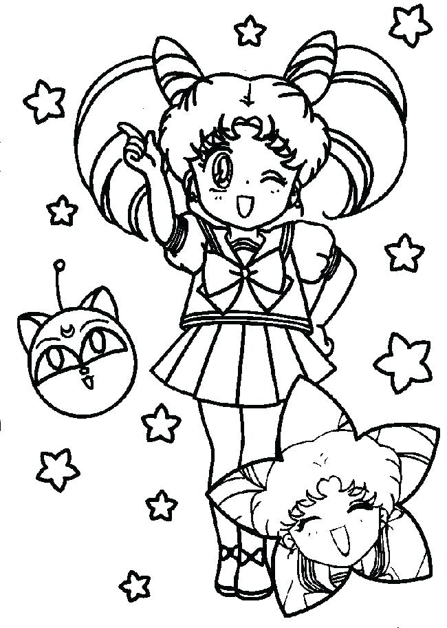 650x912 Sailor Moon Printable Coloring Pages