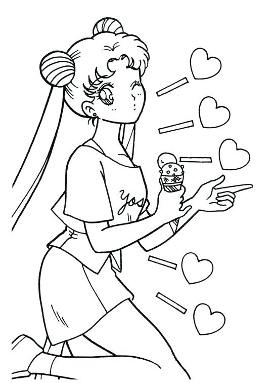 540x756 Sailor Venus Coloring Pages