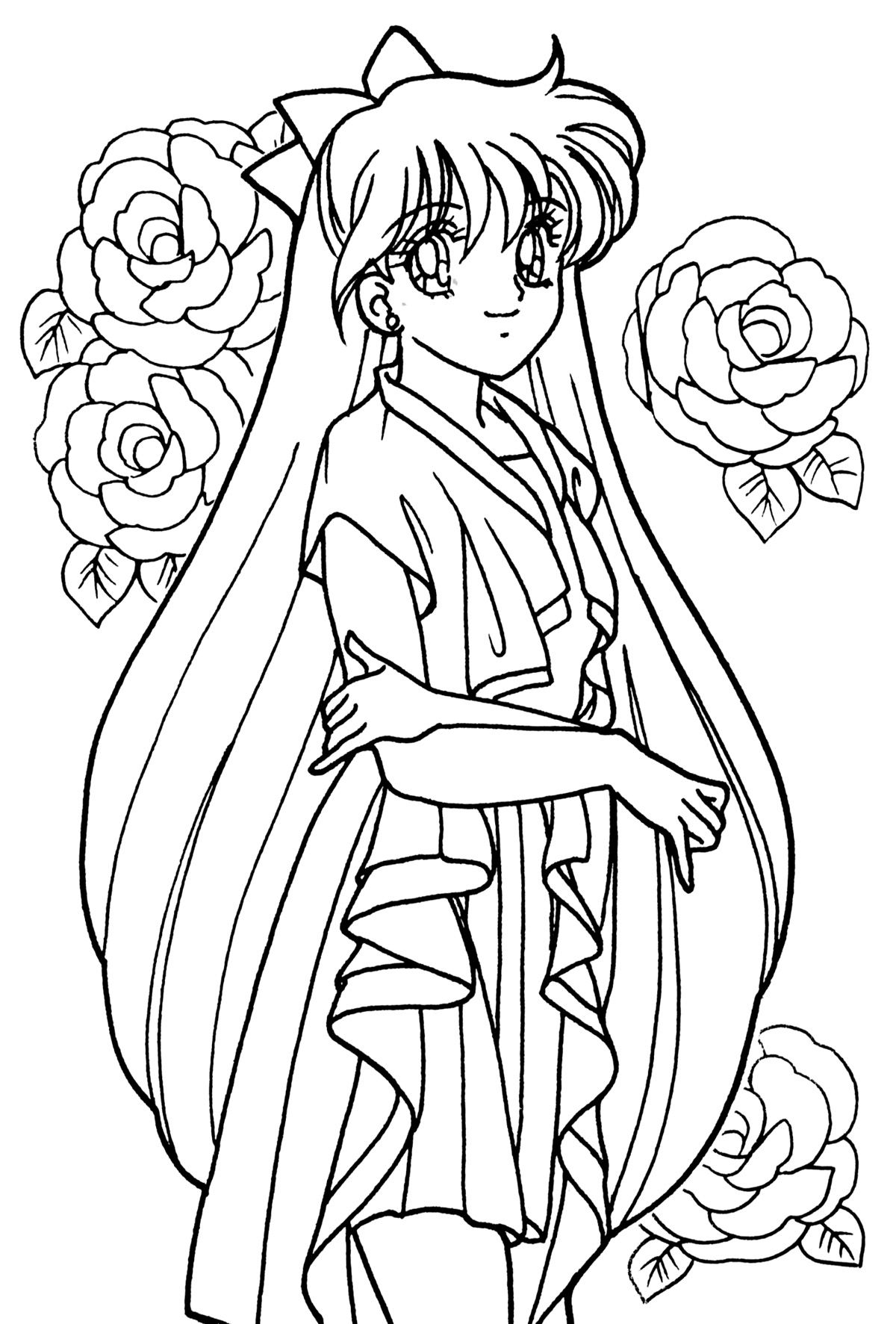 1200x1773 Coloring Pages Sailor Venus