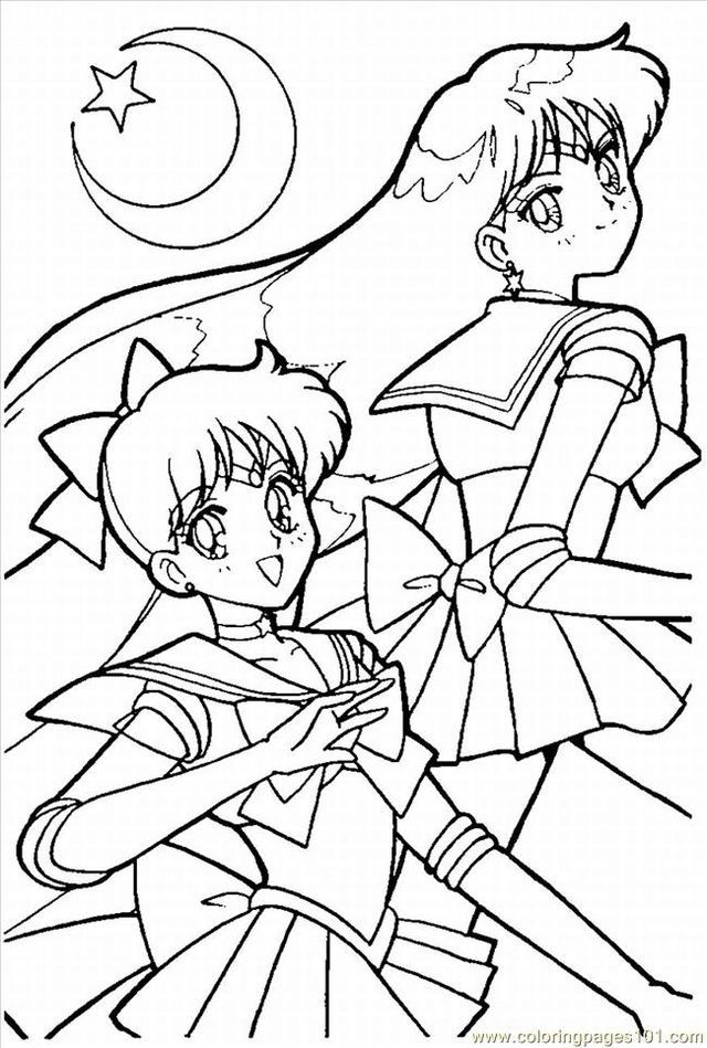 Sailor Venus Coloring Pages at GetDrawings | Free download