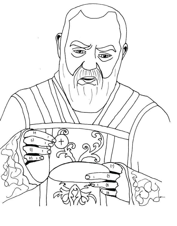 733x937 St Francis Assisi Coloring Page St Coloring Page St
