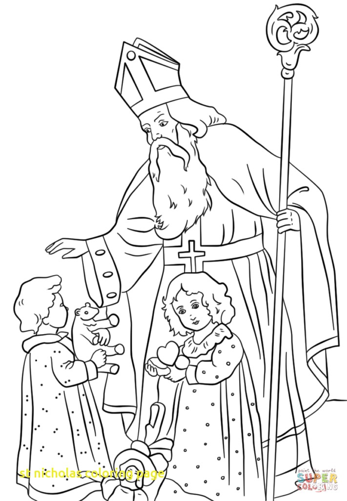 711x1024 St Nicholas Center Coloring With Page