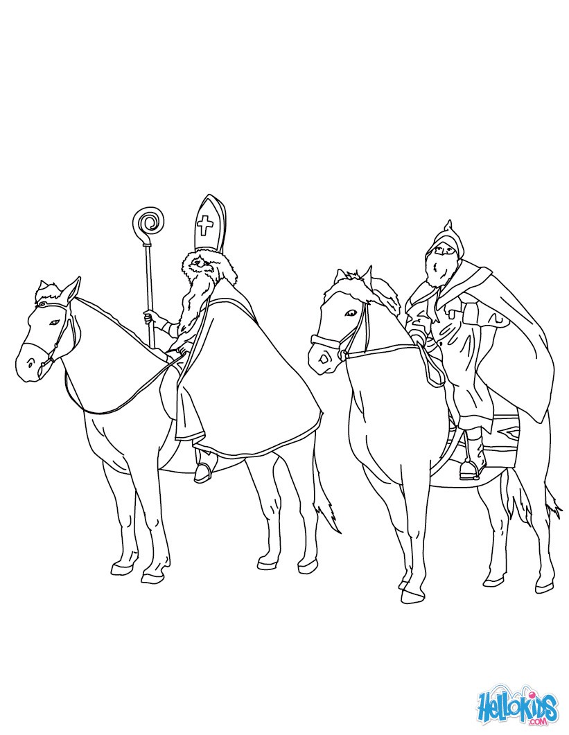 821x1061 Legend Of Saint Nicholas Coloring Pages