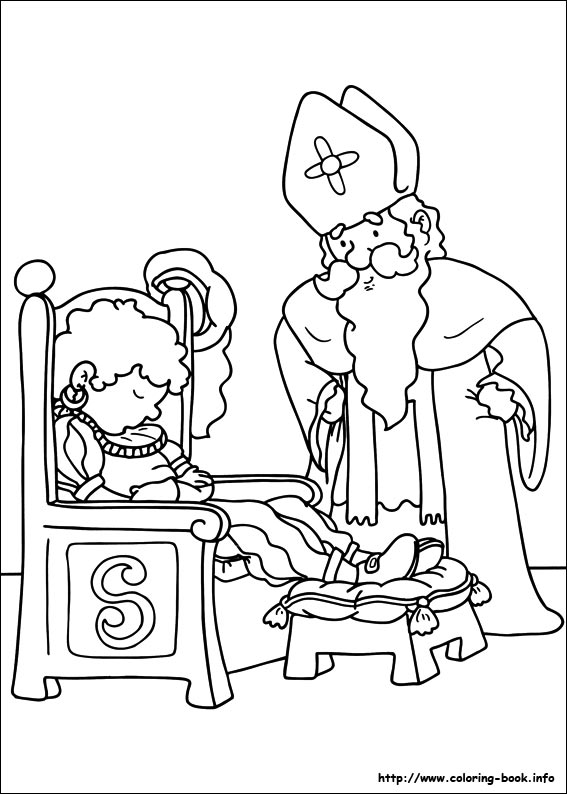 567x794 Nicholas Coloring Picture