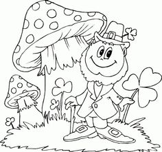 236x221 Leprechaun Coloring Pages