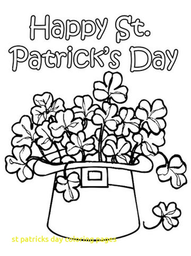 650x867 St Patricks Day Coloring Pages With St Patrick S Day Printable