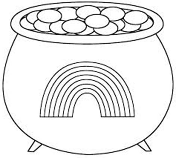 600x539 St Patricks Day Coloring Pages For Preschooler