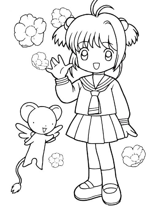 479x686 Kleurplaat Op Kids N Fun Coloring Pages Sakura