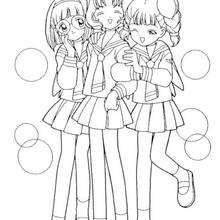 220x220 Sakura Coloring Pages