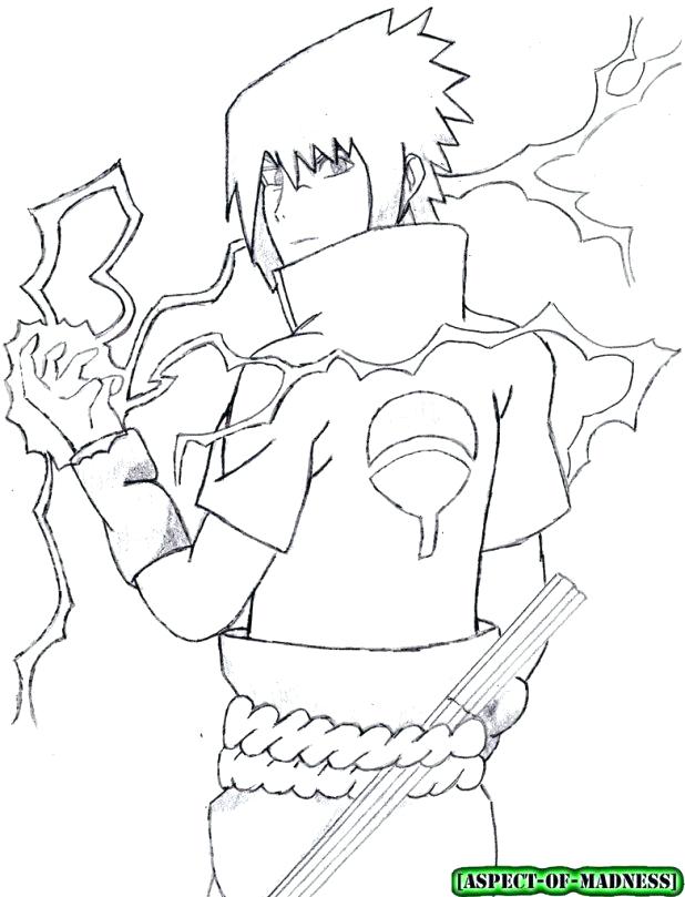 The best free Sasuke coloring page images. Download from 102 free ...