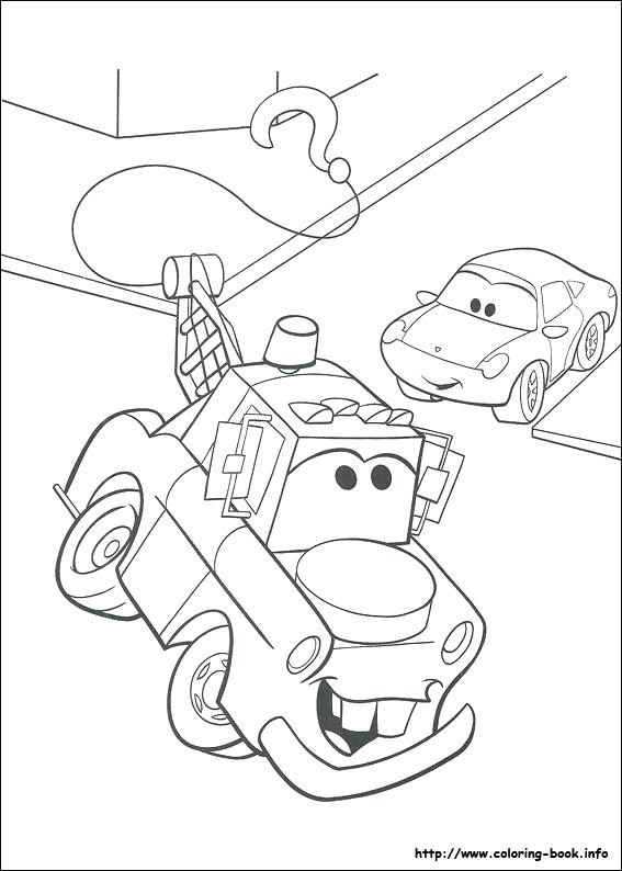 567x794 Imagination Movers Coloring Pages Mater And Sally Coloring Page