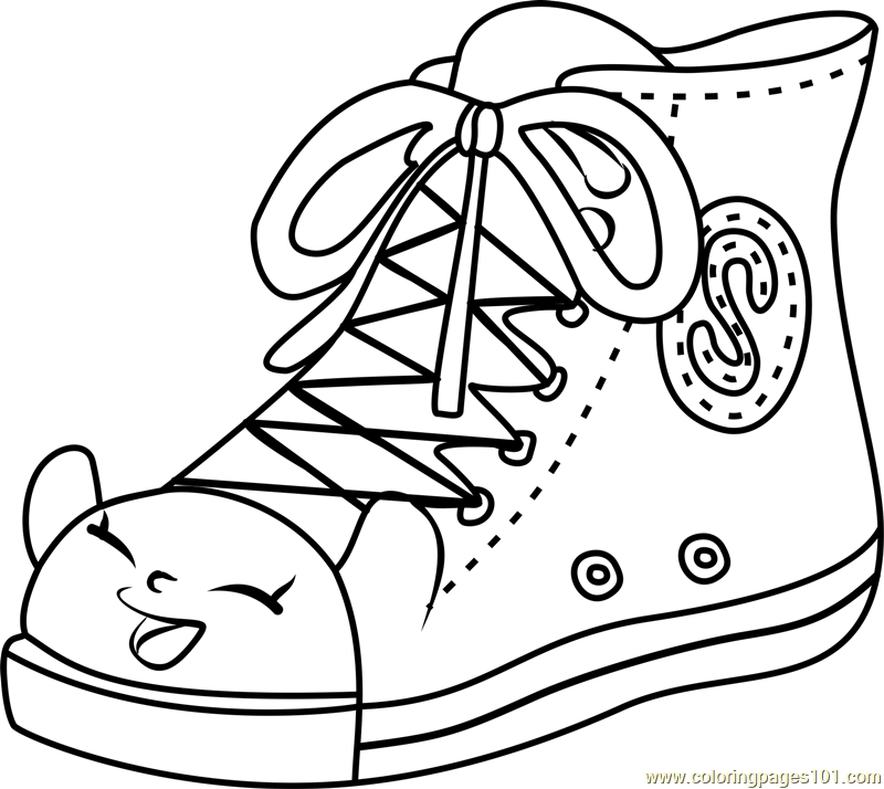 800x714 Sneaky Sally Shopkins Coloring Page